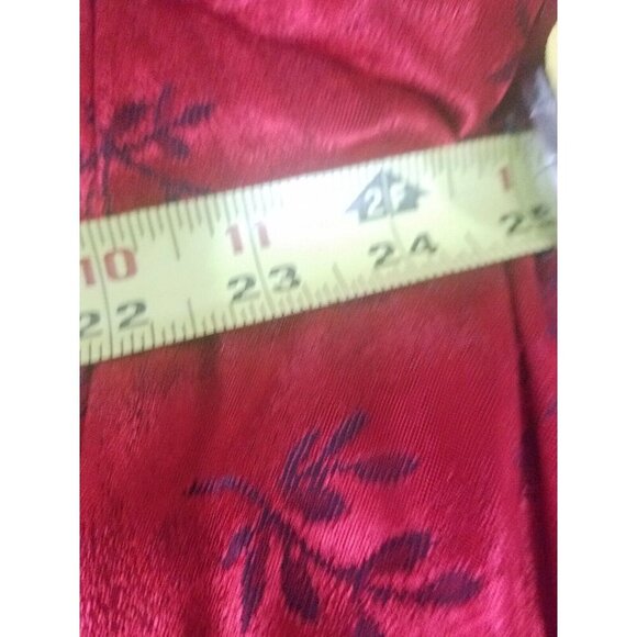 R & M RICHARDS BY KAREN KWONG Vntg NWT Oriental Top 18W red made in usa - Picture 9 of 9